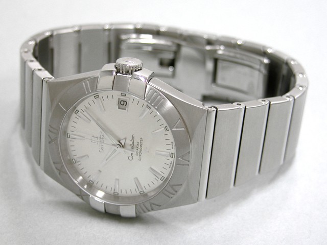 オメガ OMEGA コンステレーション コーアクシャル クロノメーター 123.10.35.20.02.001 SS 自動巻 シルバー