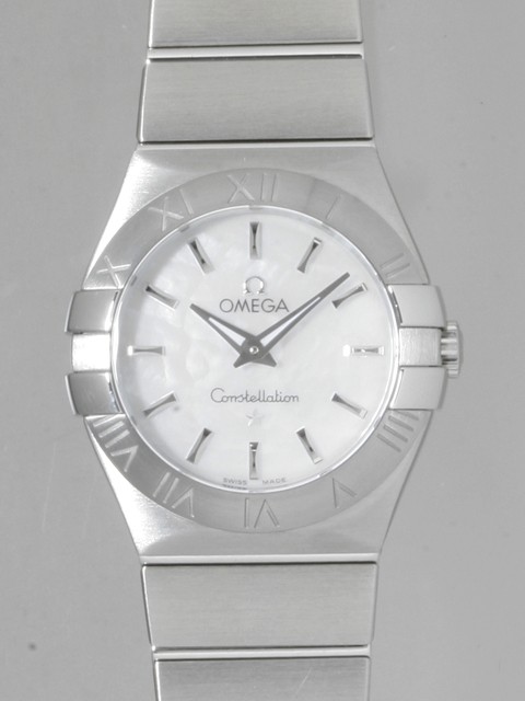オメガ OMEGA コンステレーション ブラッシュ 123.10.27.60.05.001 SS クォーツ ホワイトシェル