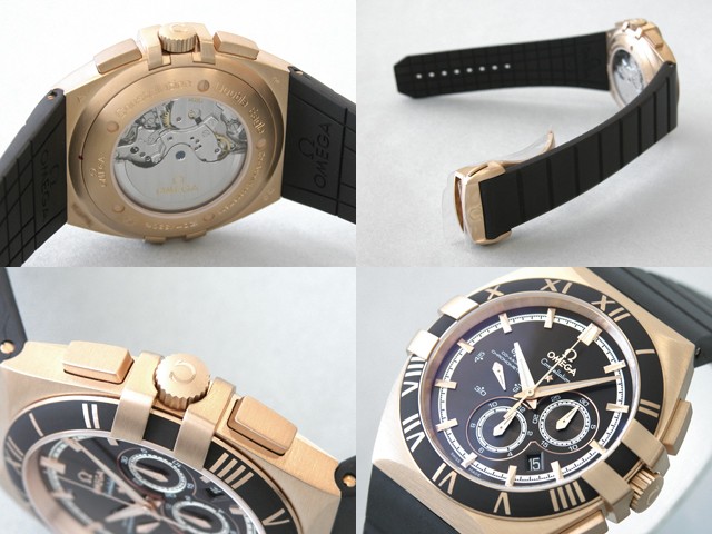 オメガ OMEGA コンステレーション 121.62.41.50.13.001 ダブル?イーグル クロノグラフ ブラウン