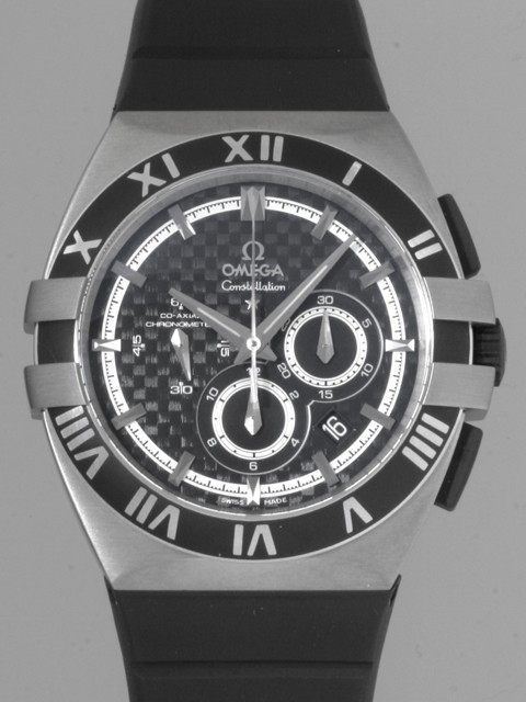 オメガ OMEGA コンステレーション 121.92.41.50.01.001 ダブル?イーグル クロノグラフ カーボン