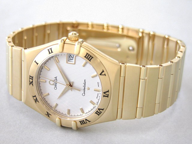 オメガ OMEGA コンステレーション 1112.30 YG シルバー メンズ 33mm