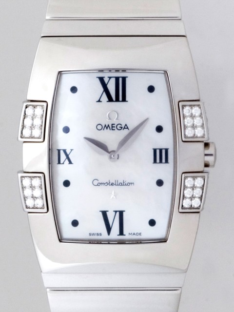 オメガ OMEGA コンステレーション 1586.70 クアドレラ ダイヤモンド ホワイトシェル