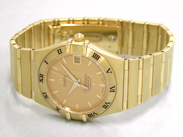 オメガ OMEGA コンステレーション95 1102.10 YG シャンパン