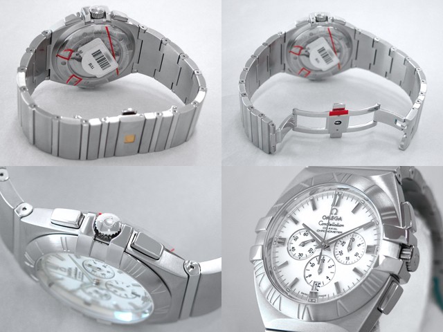 オメガ OMEGA コンステレーション 1514.20 ダブル?イーグル クロノグラフ ホワイト