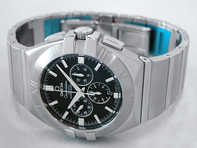 オメガ OMEGA コンステレーション 1514.51 ダブル?イーグル クロノグラフ ブラック