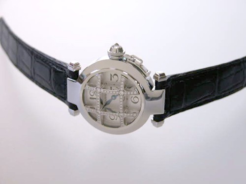 カルティエスーパーコピー Cartier パシャ WJ11932G 32mm WG シルバー レディース