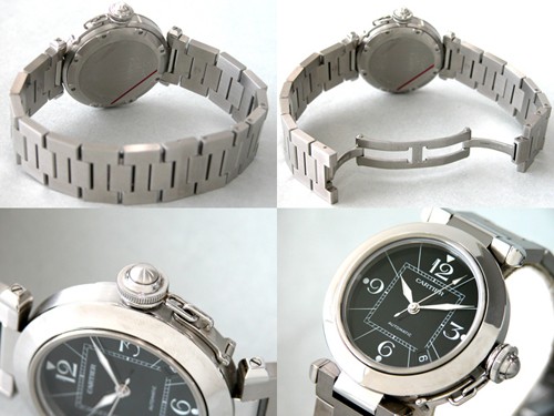 カルティエ Cartier パシャＣ W31076M7 ブラック