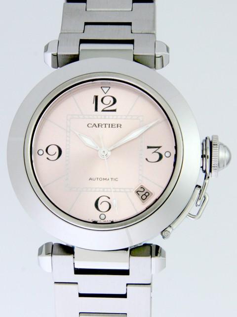 カルティエ Cartier パシャＣ W31075M7 ピンク