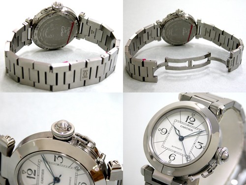 カルティエ Cartier パシャＣ W31074M7 ホワイト
