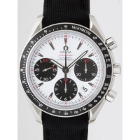 オメガ スピードマスター ナイロンベルト 323.32.40.40.04.001 ホワイト/ブラック