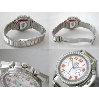 オメガ スピードマスター 3535.78 ダイヤベゼル ホワイトシェル/オレンジアラビア