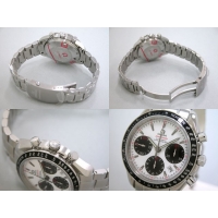 オメガ スピードマスター 323.30.40.40.04.001 ホワイト/ブラック 自動巻