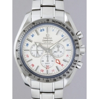 オメガ スピードマスター 3581.30 ブロードアロー コーアクシャル クロノグラフGMT シルバー