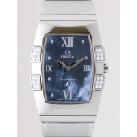 オメガ OMEGA コンステレーション 1586.72 クアドレラ ダイヤモンド ブルーシェル