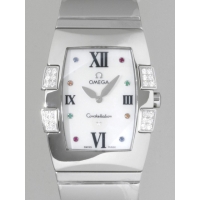 オメガ OMEGA コンステレーション 1586.79 クアドレラ ダイヤモンド ホワイトシェル