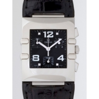 オメガ コンステレーション 1841.55.11 クアドラ クロノ ブラック皮 ブラック 4Pダイヤ