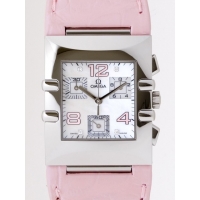 オメガ OMEGA コンステレーション 1841.70.34 クアドラ ピンク皮 ホワイトシェルピンクアラビア