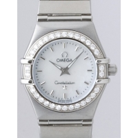 オメガ OMEGA コンステレーション 1466.71 ダイヤベゼル ホワイトシェル