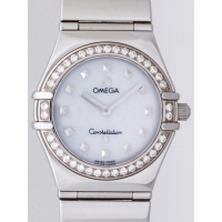 オメガ OMEGA コンステレーション マイチョイス 1475.71 ダイヤベゼル ホワイトシェル 