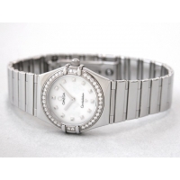 オメガ OMEGA コンステレーション マイチョイス 1475.71 ダイヤベゼル ホワイトシェル 