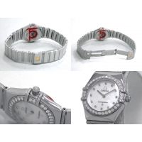 オメガ OMEGA コンステレーション ミニ 1465.71 マイチョイス ダイヤベゼル ホワイトシェル