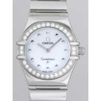 オメガ OMEGA コンステレーション ミニ 1465.71 マイチョイス ダイヤベゼル ホワイトシェル