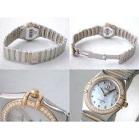 オメガ OMEGA コンステレーション 1376.71 マイチョイス ダイヤベゼル ホワイトシェル