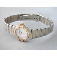 オメガ OMEGA コンステレーション マイチョイス 1376.75 ダイヤベゼル 12Pダイヤ ホワイトシェル