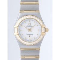 オメガ OMEGA コンステレーション 1267.70 ベゼルダイヤ YG/SS ホワイトシェル