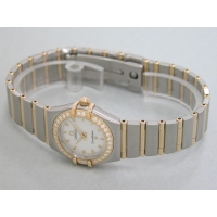 オメガ OMEGA コンステレーション 1267.70 ベゼルダイヤ YG/SS ホワイトシェル