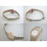 オメガ OMEGA コンステレーション 1267.70 ベゼルダイヤ YG/SS ホワイトシェル