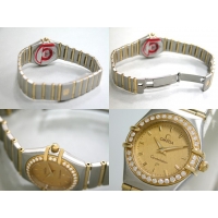 オメガ OMEGA コンステレーション 1267.10 ベゼルダイヤ YG/SS シャンパンゴール