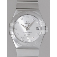 オメガ OMEGA コンステレーション コーアクシャル クロノメーター 123.10.38.21.52.001 SS 11Pダイヤ シルバー