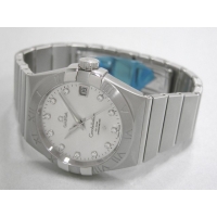 オメガ OMEGA コンステレーション コーアクシャル クロノメーター 123.10.38.21.52.001 SS 11Pダイヤ シルバー