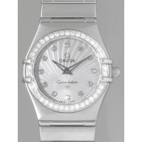 オメガ OMEGA コンステレーション ミニ 111.15.26.60.55.001 ダイヤベゼル 12Pダイヤ 160周年記念モデル ホワイトシェル