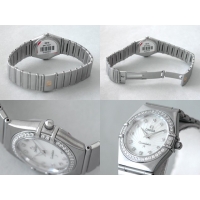 オメガ OMEGA コンステレーション ミニ 111.15.26.60.55.001 ダイヤベゼル 12Pダイヤ 160周年記念モデル ホワイトシェル