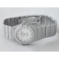 オメガ OMEGA コンステレーション ミニ 111.15.26.60.55.001 ダイヤベゼル 12Pダイヤ 160周年記念モデル ホワイトシェル