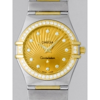 オメガ OMEGA コンステレーション ミニ 111.25.26.60.58.001 ダイヤベゼル 12Pダイヤ 160周年記念モデル シャンパン