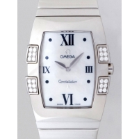 オメガ OMEGA コンステレーション 1586.70 クアドレラ ダイヤモンド ホワイトシェル