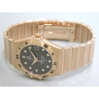 オメガ OMEGA コンステレーション 1103.60 RG 11Pダイヤ クロノメーター ブラウン