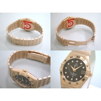 オメガ OMEGA コンステレーション 1103.60 RG 11Pダイヤ クロノメーター ブラウン