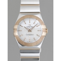 オメガ OMEGA コンステレーション ポリッシュ 123.20.27.60.05.003 SS/PG クォーツ ホワイトシェル