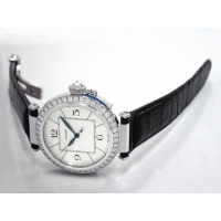 カルティエスーパーコピー Cartier パシャ WJ120251 42mm WG ダイヤベゼル シルバー メンズ