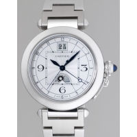 カルティエスーパーコピー Cartier パシャ XL GMT W31093M7 42mm シルバー 自動巻 メンズ