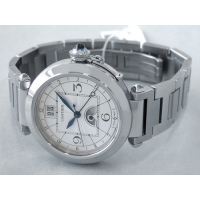 カルティエスーパーコピー Cartier パシャ XL GMT W31093M7 42mm シルバー 自動巻 メンズ