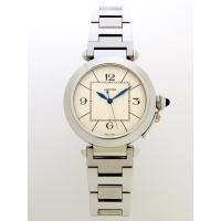 カルティエ Cartier パシャ W31072M7 42mm ＳＳ ブレス  ホワイト