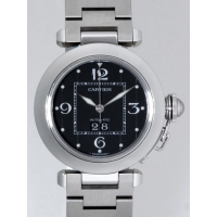 カルティエ Cartier パシャＣ W31053M7 ビックデイト ブラック