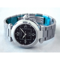 カルティエ Cartier パシャＣ W31053M7 ビックデイト ブラック
