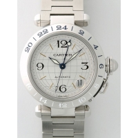 カルティエ Cartier パシャＣ W31029M7 ＧＭＴ シルバー