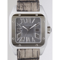 カルティエスーパーコピー サントス100 W20134X8 ＳＳ 2008年サマーリミテッド グレー 自動巻